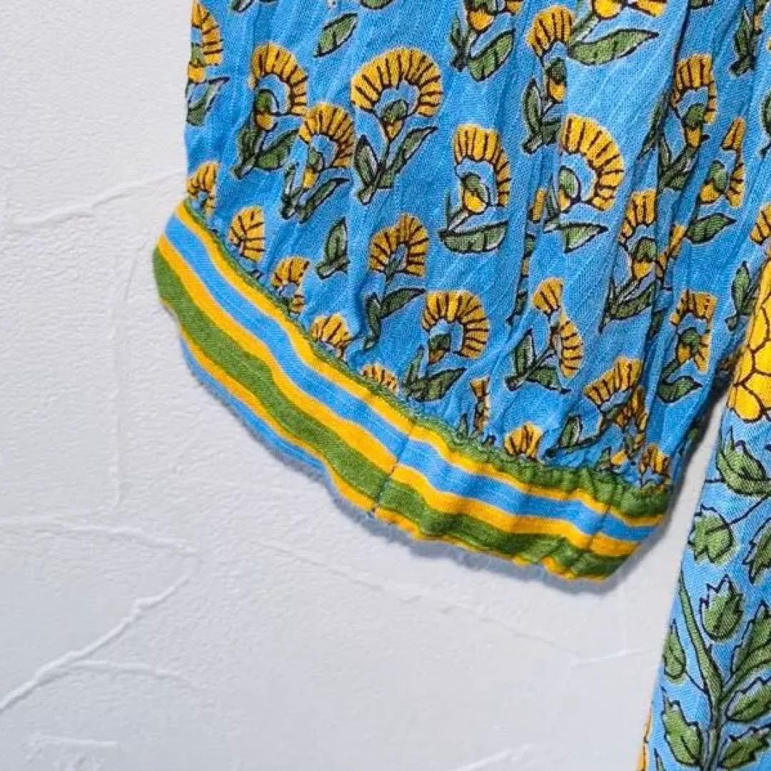 『SALE中　B.C STOCK 」ベーセーストックパネルプリントワンピース