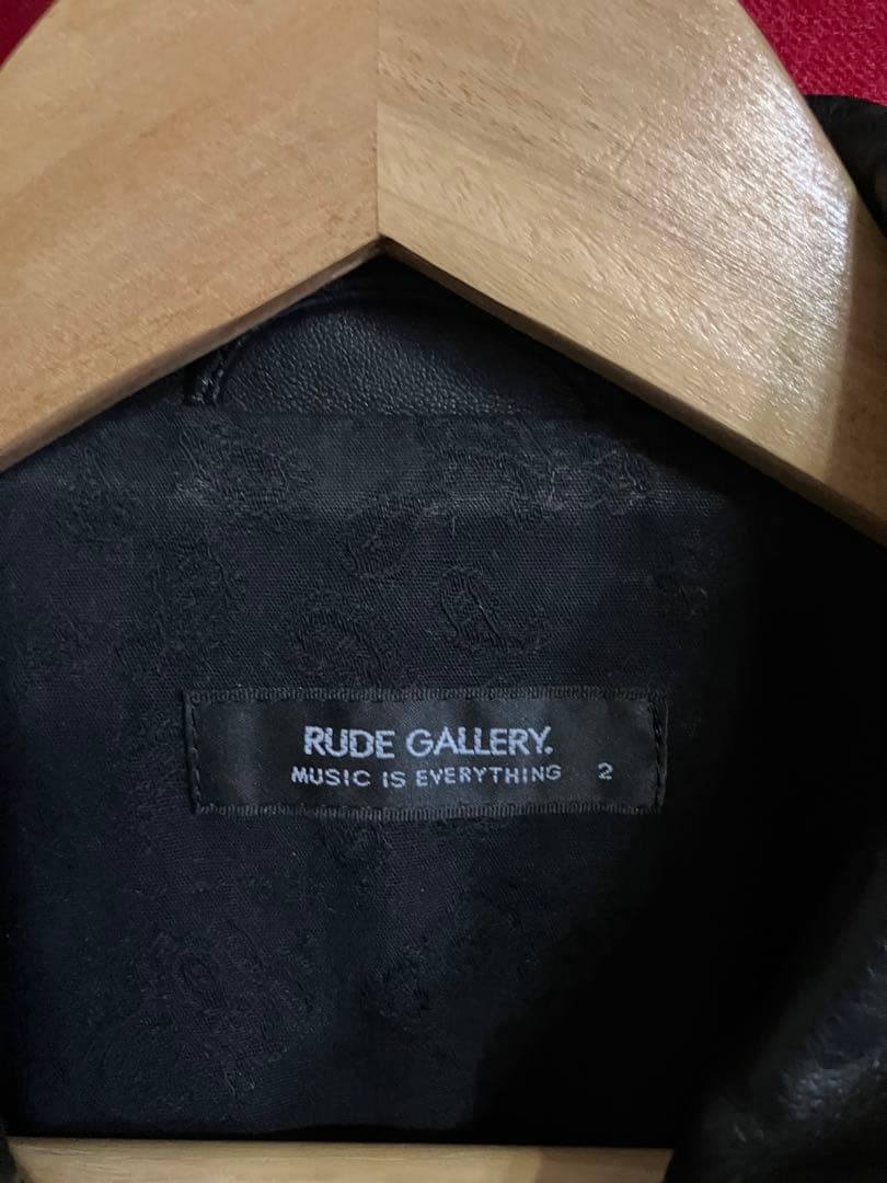 ルードギャラリー　レザーMOTORCYCLE JKT-SINGLE サイズ2