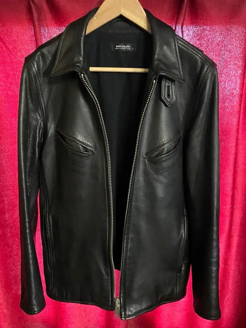 ルードギャラリー　レザーMOTORCYCLE JKT-SINGLE サイズ2