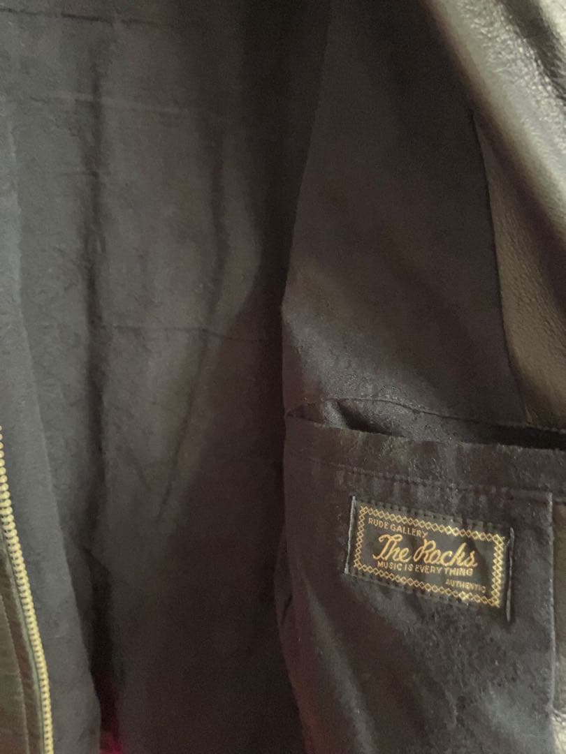 ルードギャラリー　レザーMOTORCYCLE JKT-SINGLE サイズ2