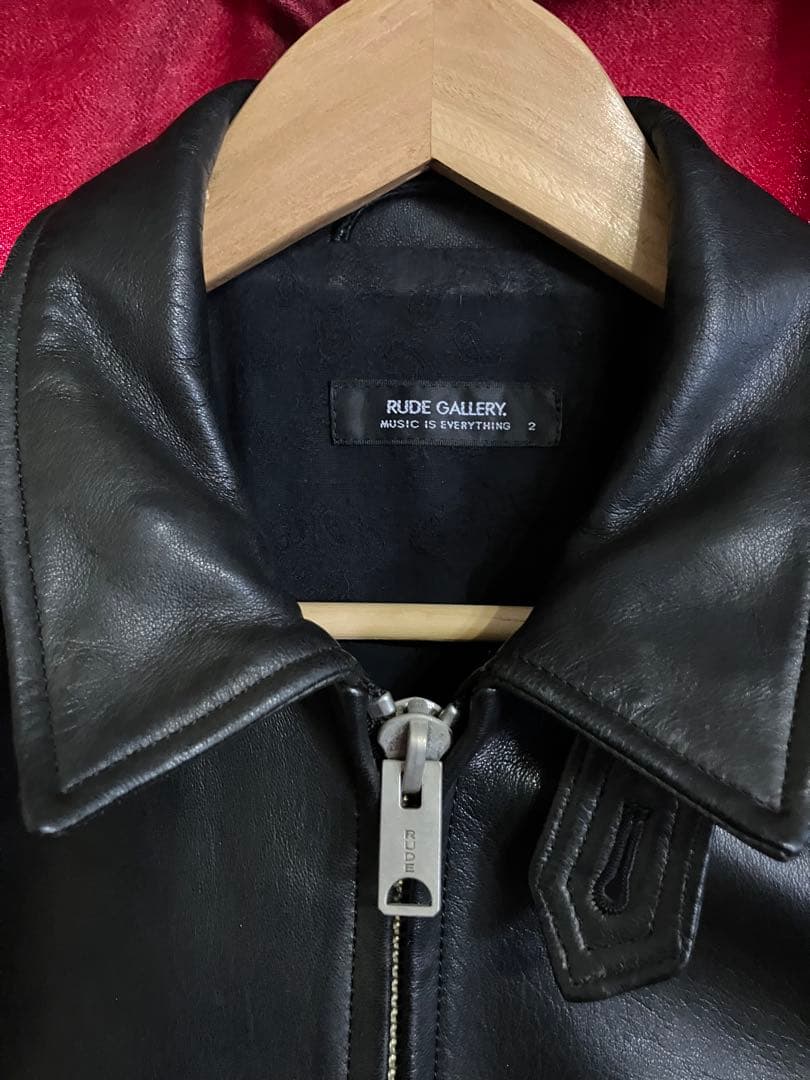 ルードギャラリー　レザーMOTORCYCLE JKT-SINGLE サイズ2