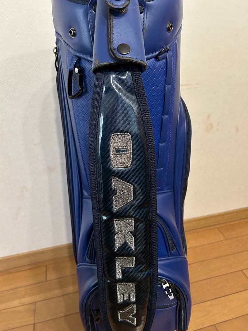 OAKLEY 青 キャディバッグ 合成皮革