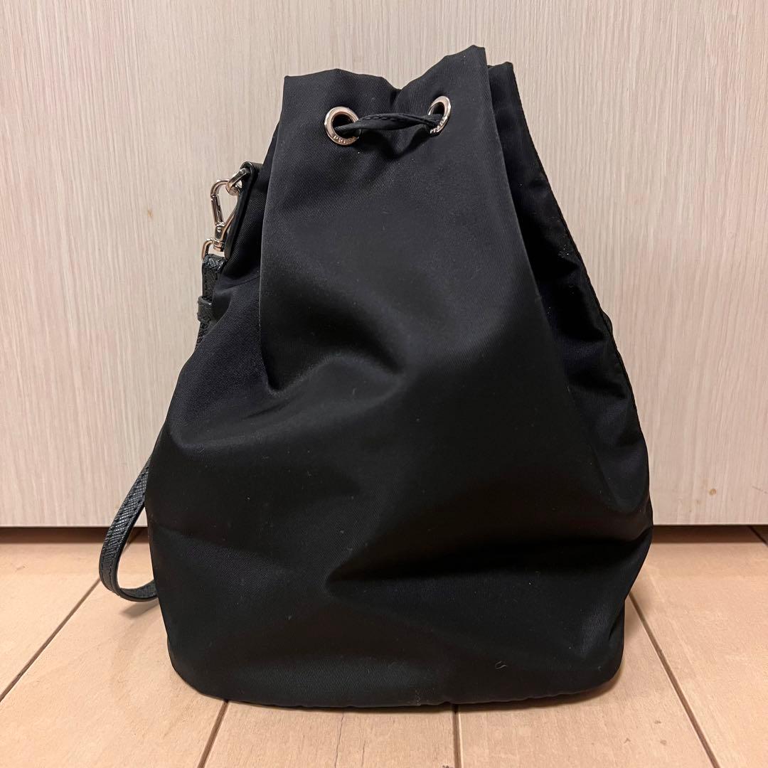 PRADA⭐︎巾着バック⭐︎ブラック⭐︎美品