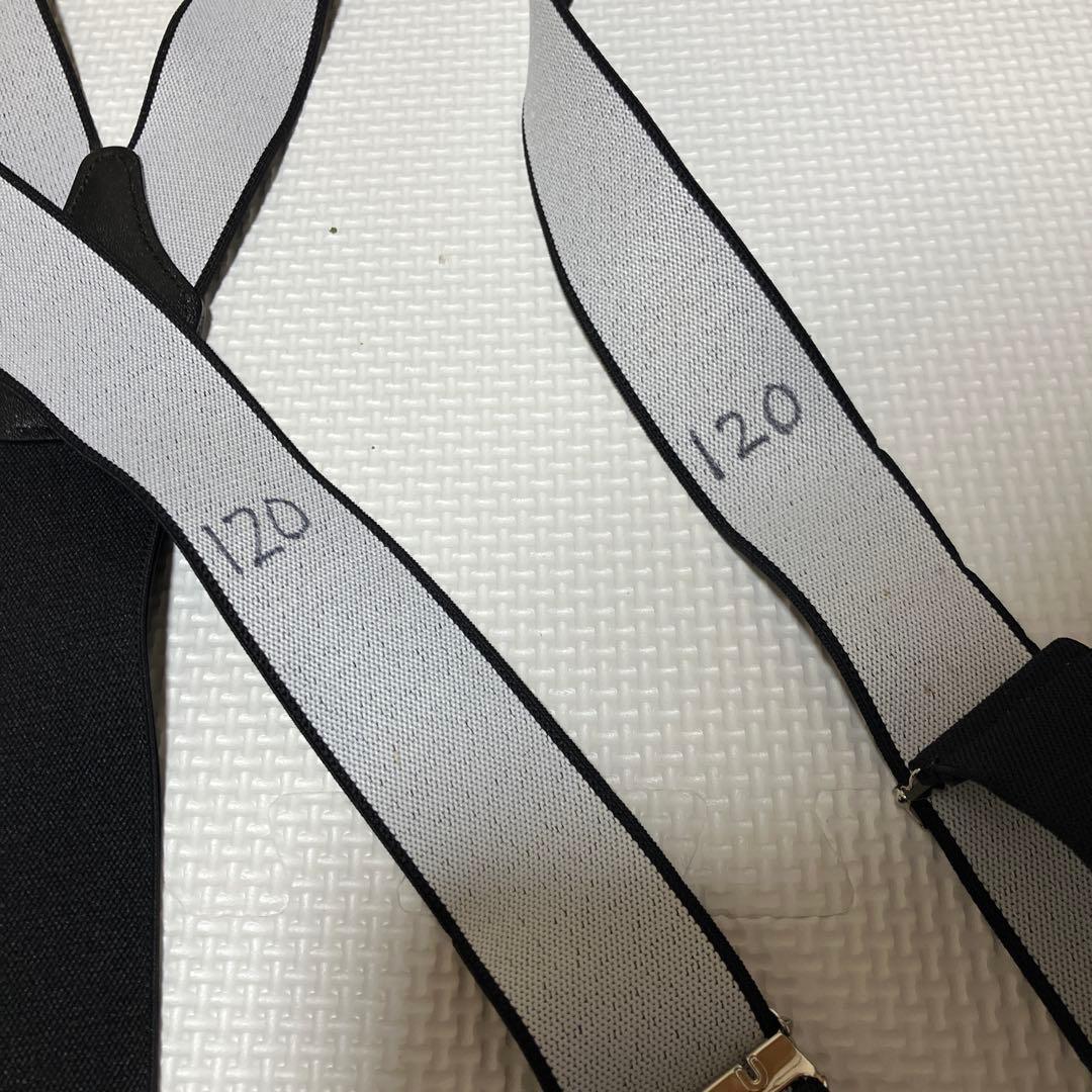 BURBERRY バーバリー サスペンダー ブラック シルバー