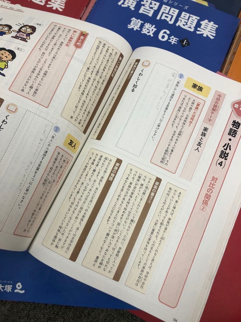 四谷大塚　６年予習/演習/漢字/計算　上　中古　2023年版