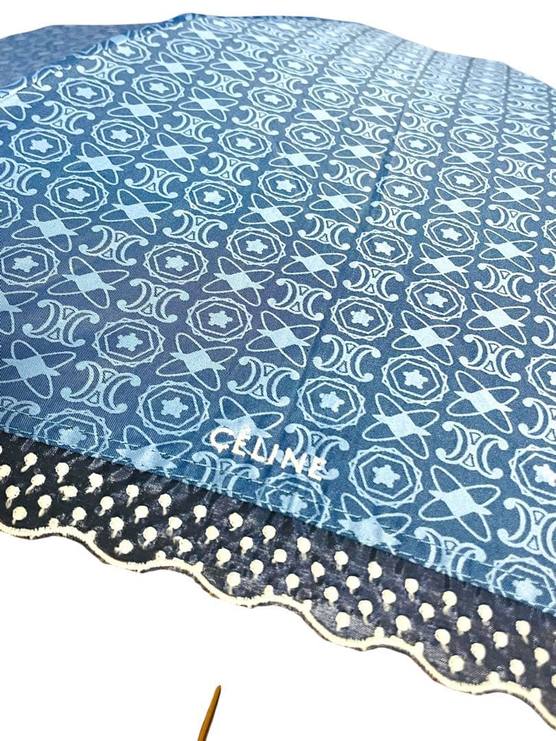 美品☆CELINE ／セリーヌ　折りたたみ傘　持ち運び　希少カラー