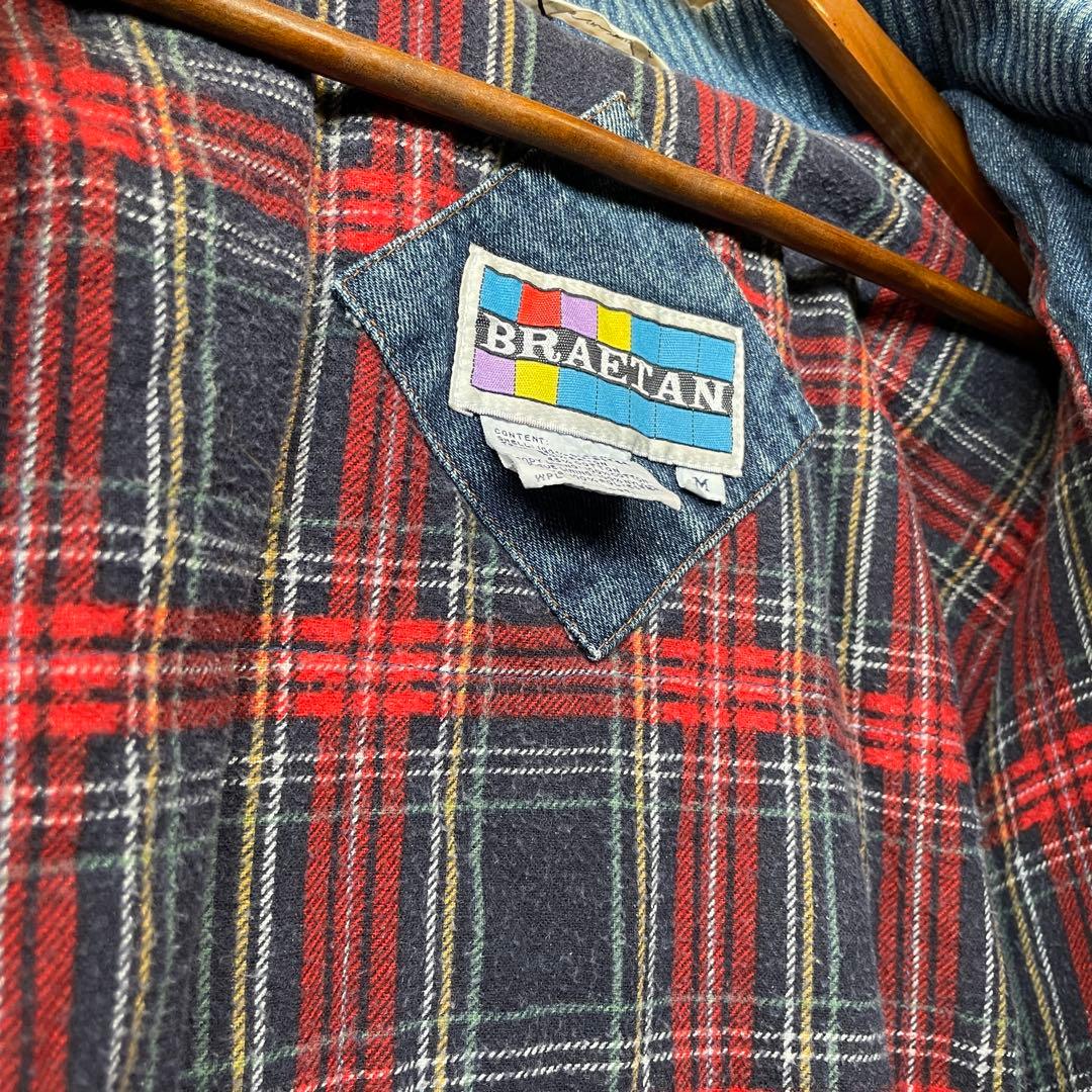 90s デニムブルゾン 短丈 ショート丈 デニムジャケット 古着