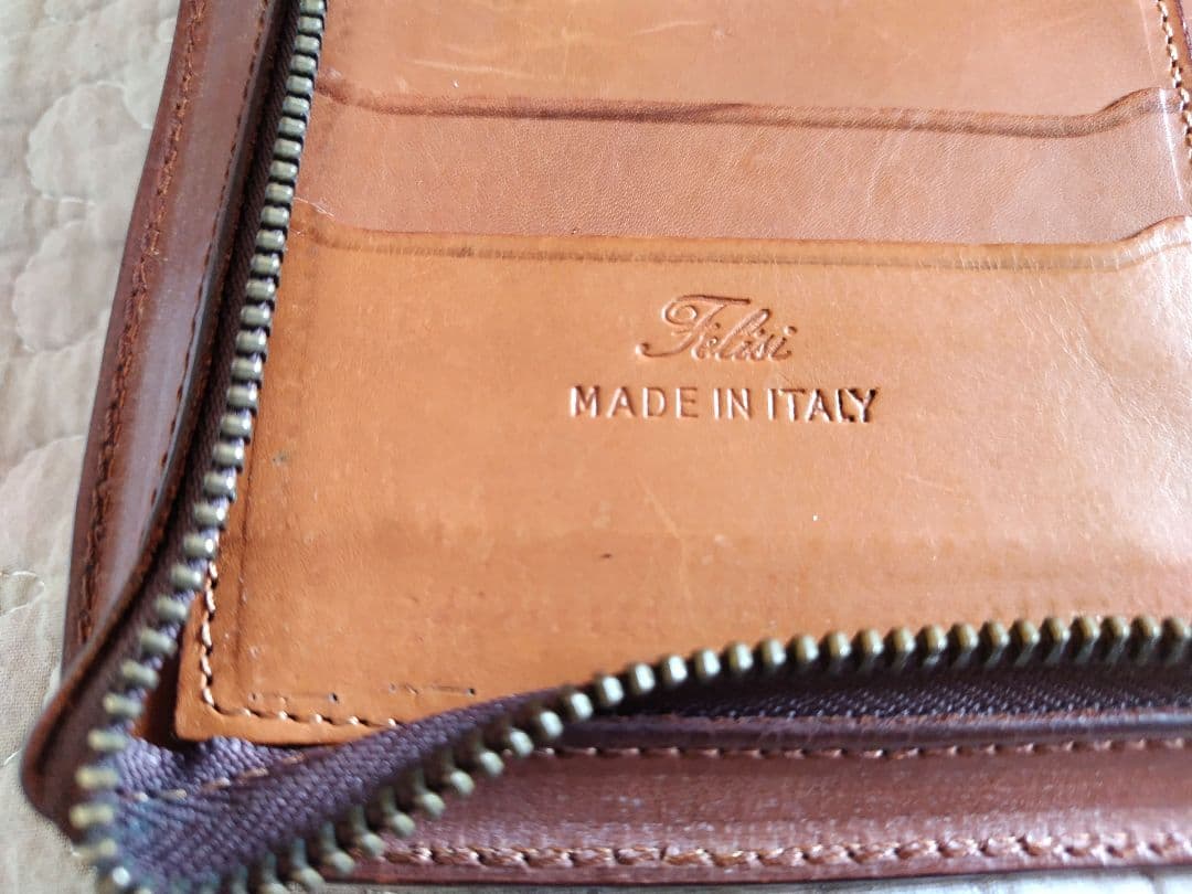 ITALY Felisi 本革システム手帳ケース