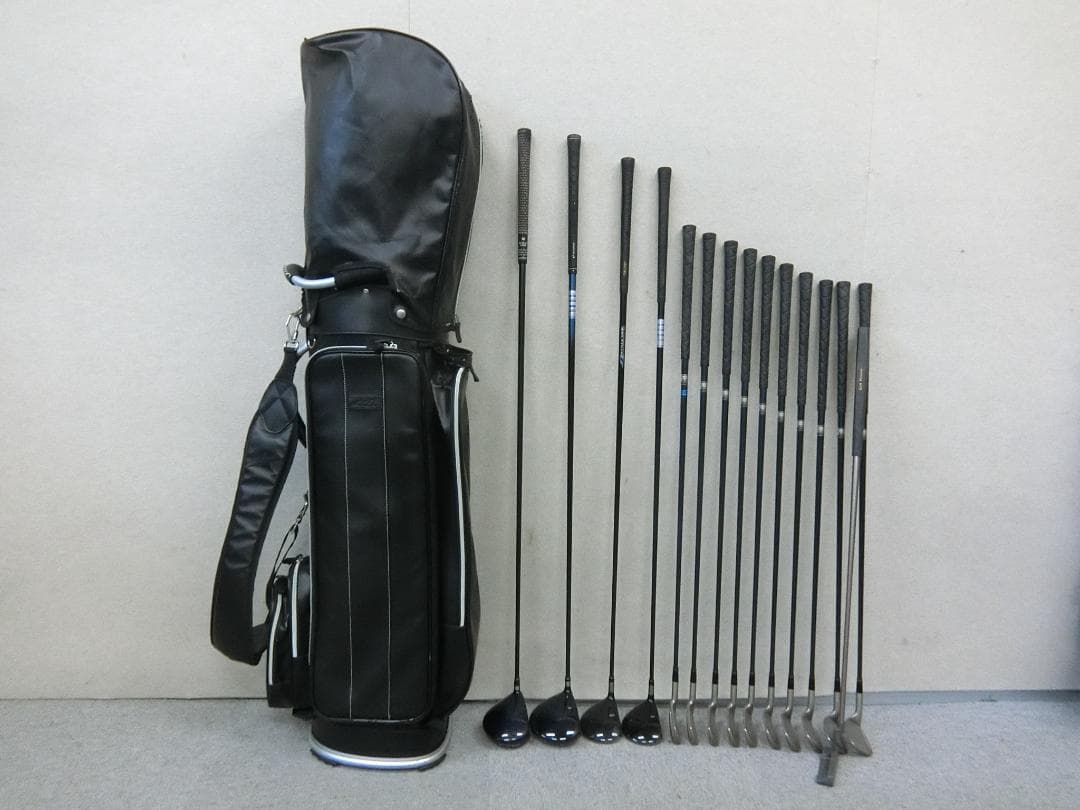 b791 初心者歓迎 マルマン 等メンズゴルフクラブ１５本セット※Ｄｒ２本入り