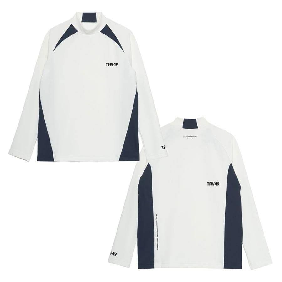メンズウェア TFW49 SIDE PANEL LONG SLEEVE MOCKNECK T