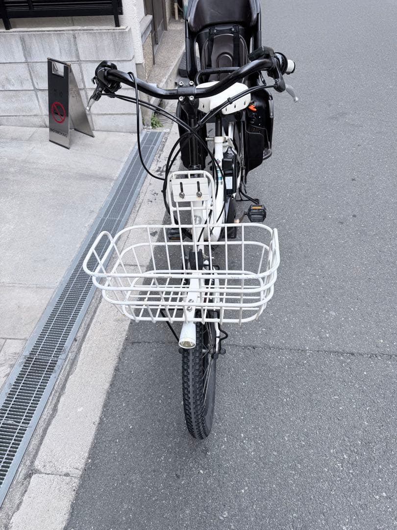 大阪府　子供乗せ　ブリヂストン　電動アシスト自転車 チャイルドシート付き