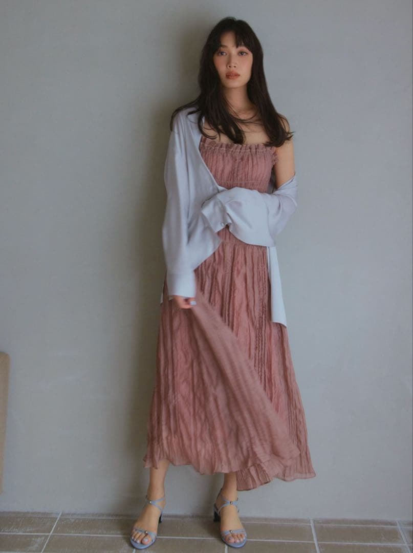 FRAY I.D ワッシャーシャーリングキャミワンピース