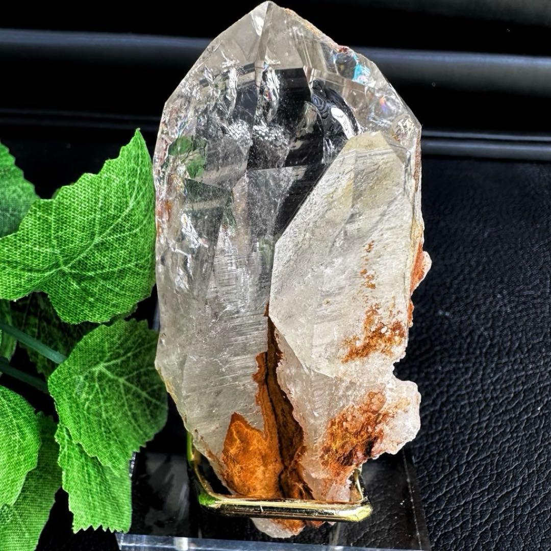 高透明度❗️レインボー☆コロンビアレムリアンシード クリスタル ポイントA1549