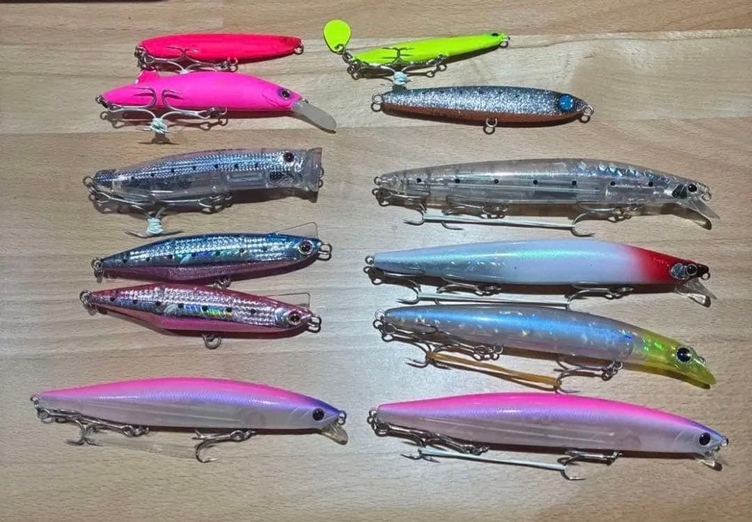 国内メーカー品、ソルトハードルアーセット