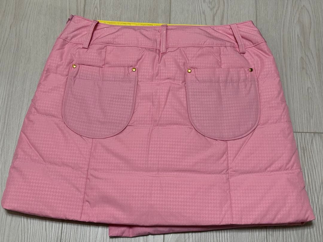 【美品】キャロウェイ ゴルフ ダウン スカート ピンク 7225809 Lサイズ