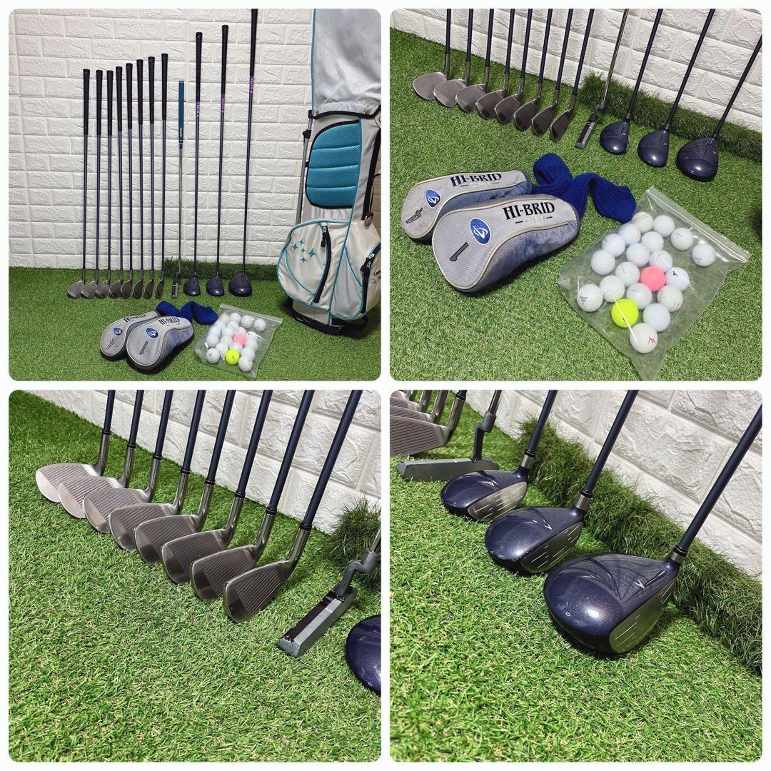 即戦力 お買得 オススメ HI-BRID レディースゴルフクラブ豪華12本セット