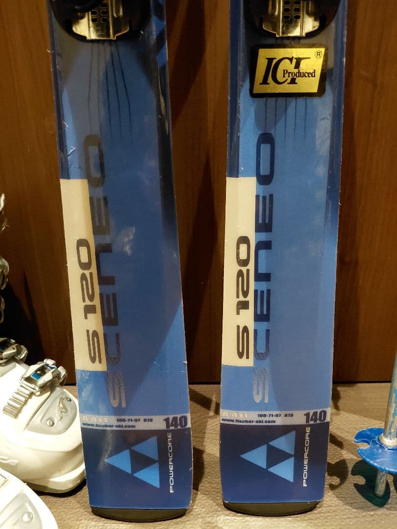 高品質/FISCHER/学生・小柄な男女兼用/スキーセット/メンテ・WAX済み✔