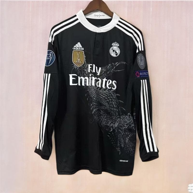 14-15 Real Madrid SERGIO RAMOS 長袖 シャツ 4番