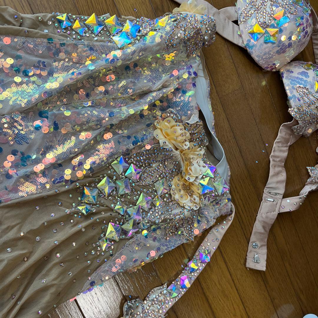 【着用イメージ有】ベリーダンス セットアップ スパンコール付き