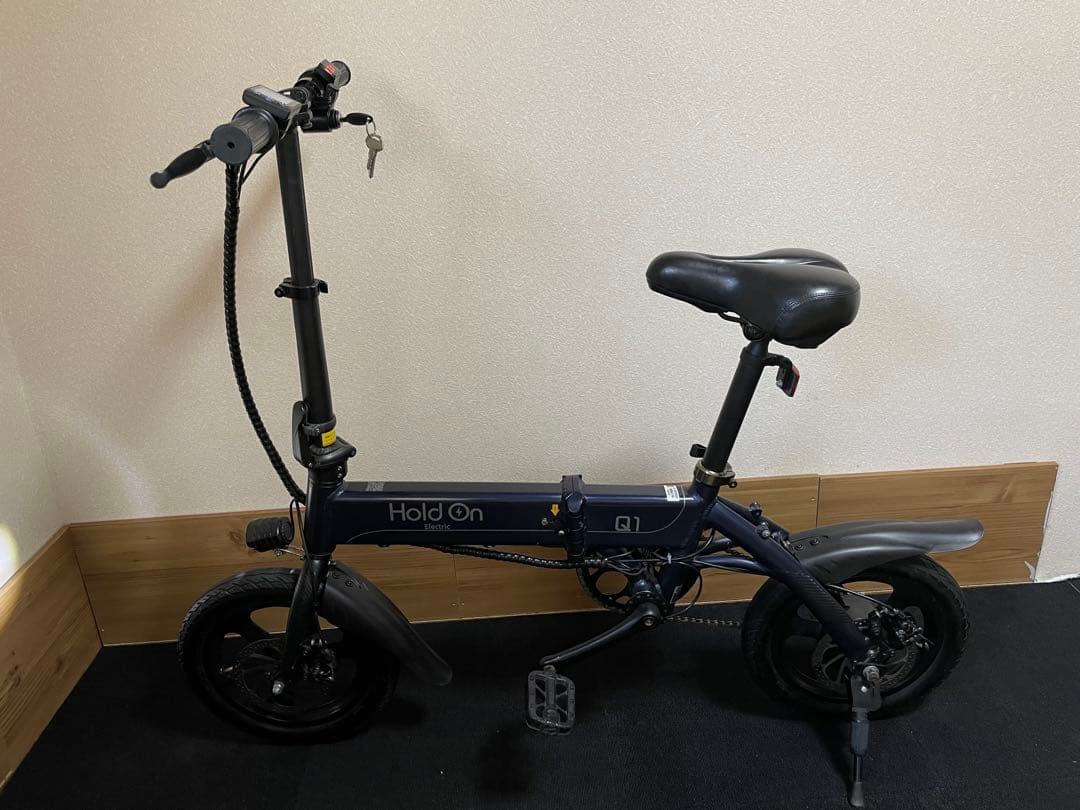 す*！様 Hold On Q1 電動アシスト自転車 ネイビー