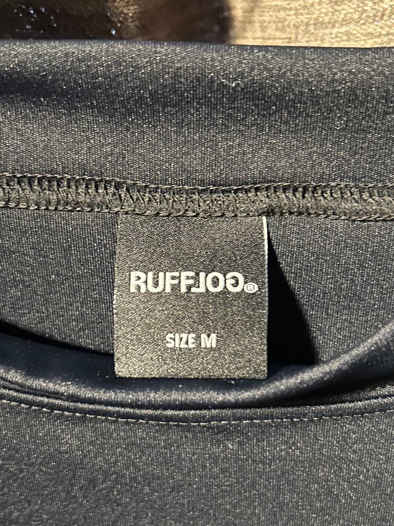 【完売商品】RUFFLOG モックネックシャツ　ブラック