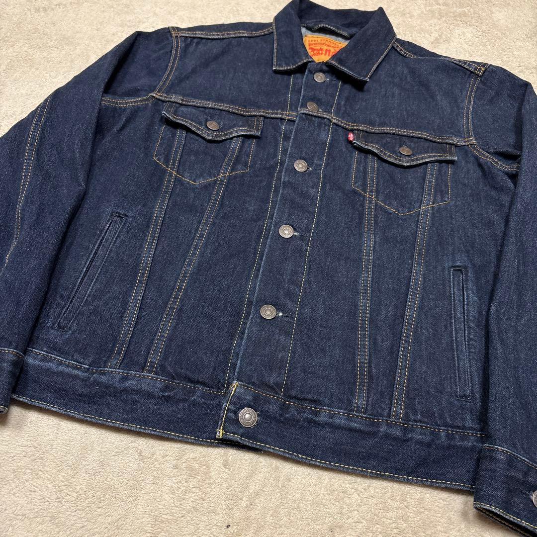 濃紺美品✨ M リーバイス 72334 デニムジャケット70506型 ポケ付き
