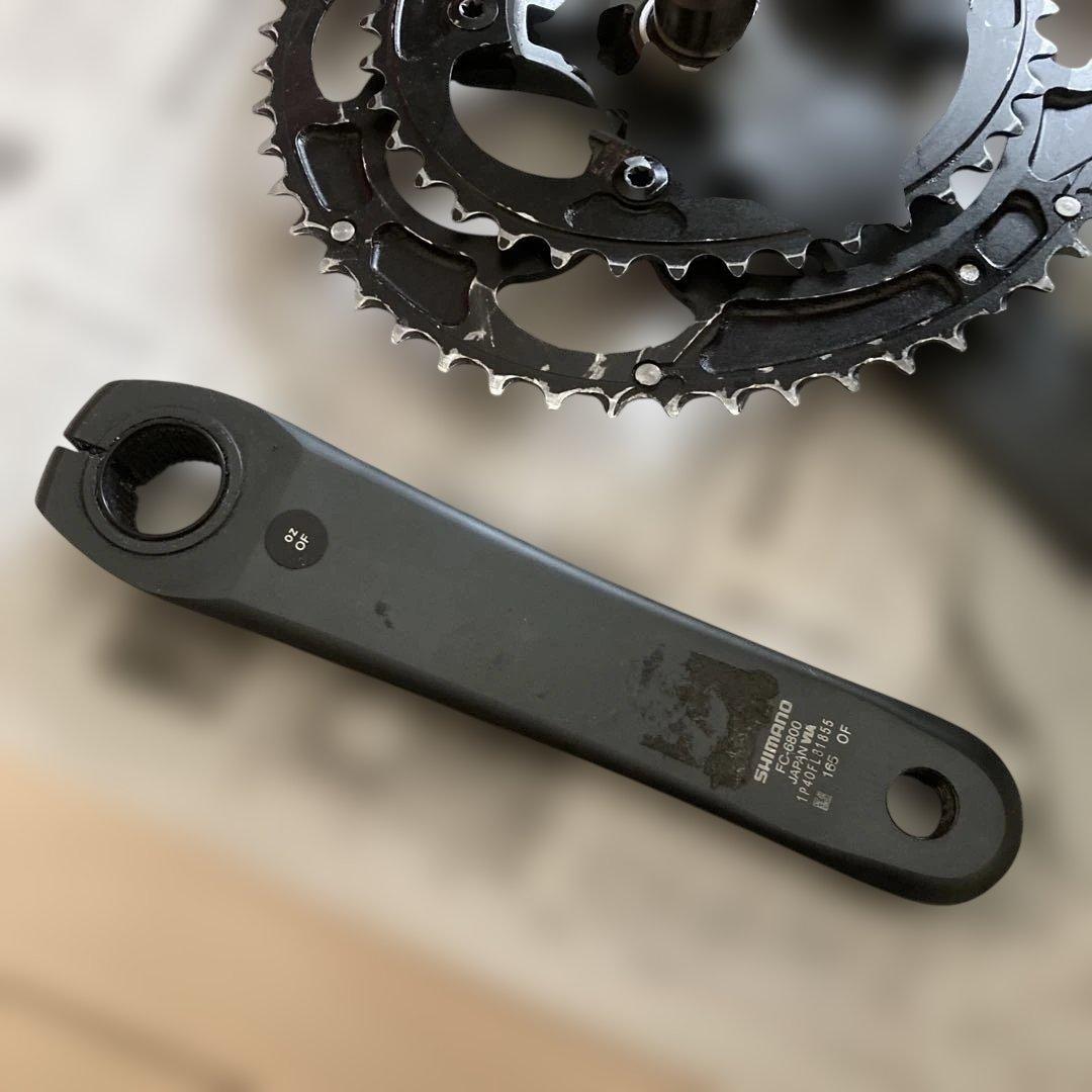 FC6800 ULTEGRA RIDEA 楕円クランクセット 53/39T