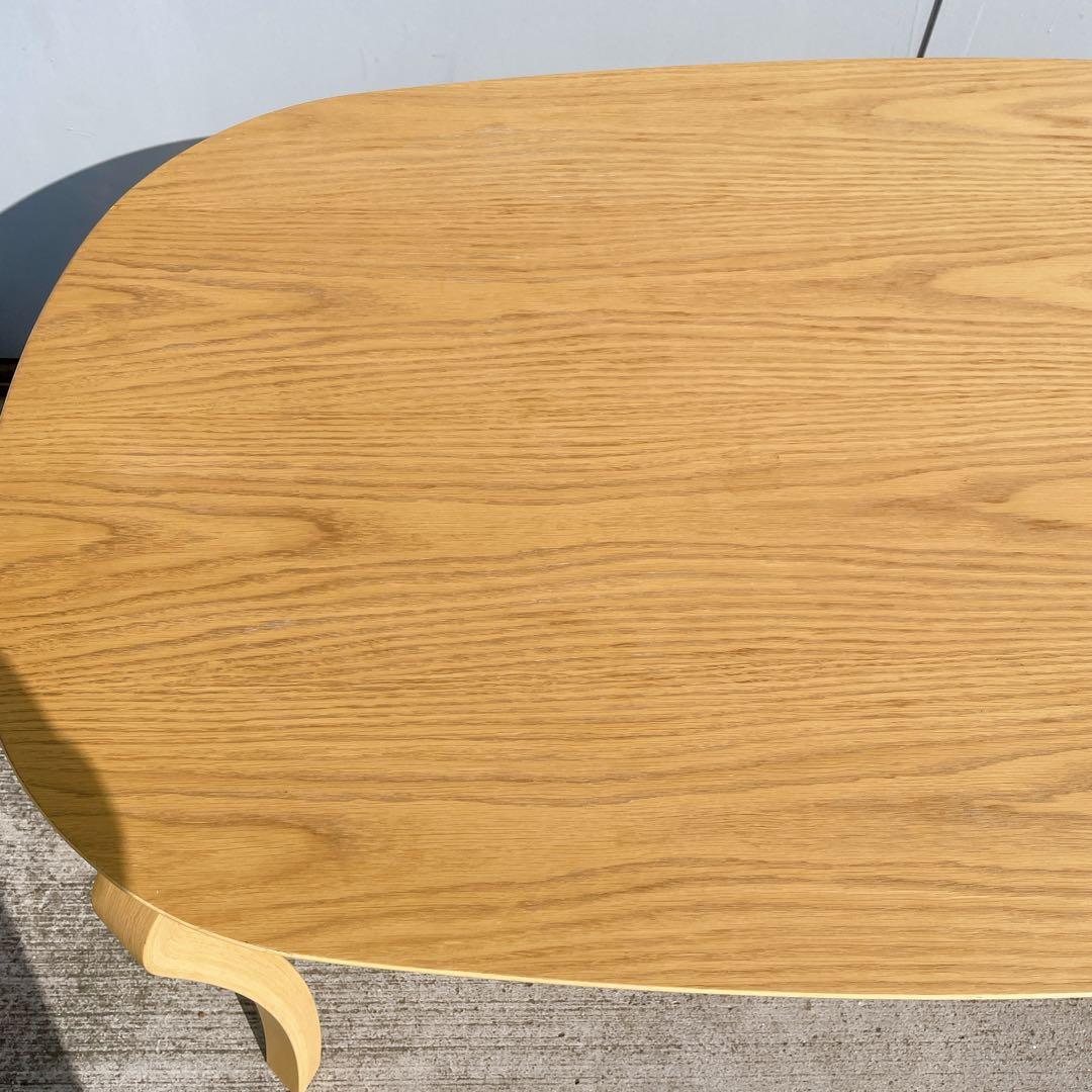 【美品】冨士ファニチア FUJI FURNITURE 楕円ダイニングテーブル