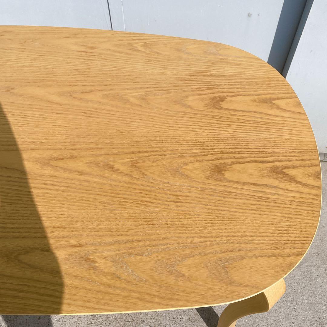 【美品】冨士ファニチア FUJI FURNITURE 楕円ダイニングテーブル