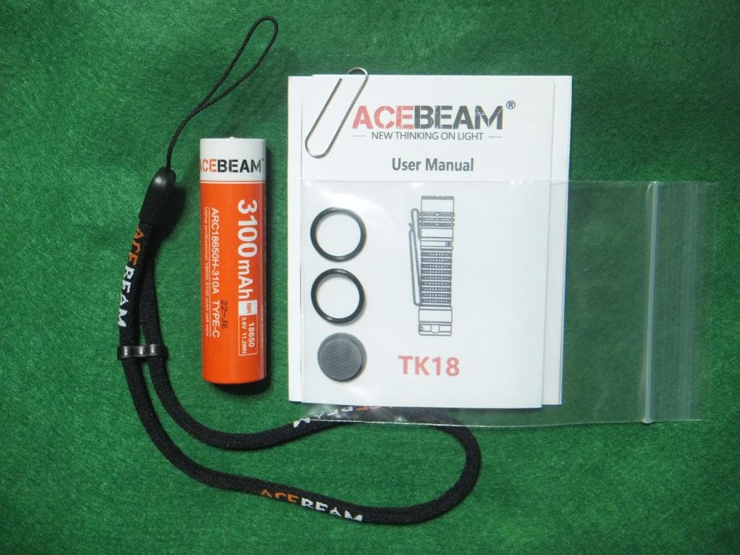 ACEBEAM TK18 Cu (銅) LEDライト