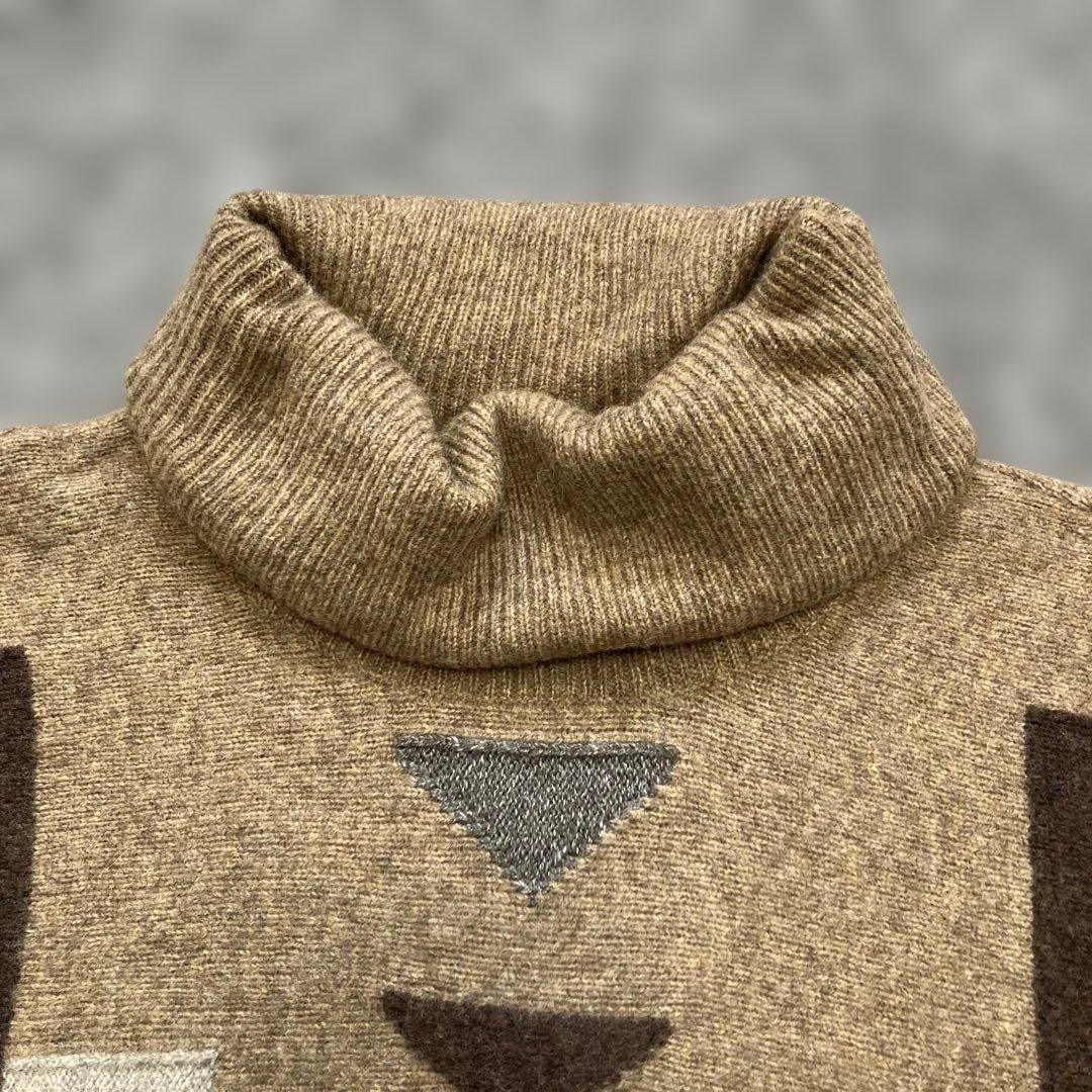 ローレン ラルフローレン ラムウールニット ポンチョセーター レディースL