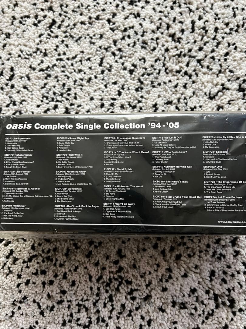 美品(Disk未開封) オアシス コンプリート シングル コレクション BOX