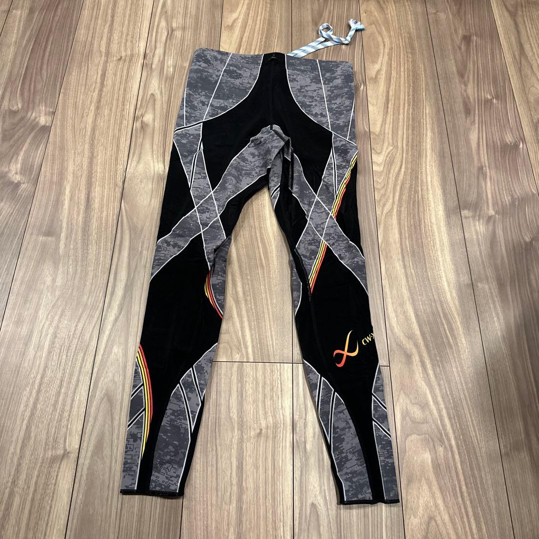 【CWX】ランニング　 トレーニングタイツ Mサイズ ブラック/グレー
