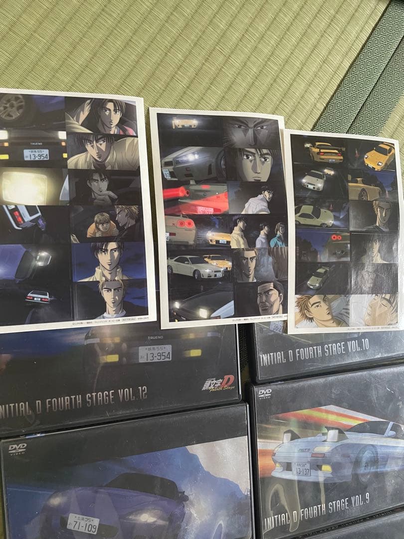 頭文字D DVDセット34枚　ステッカー付き