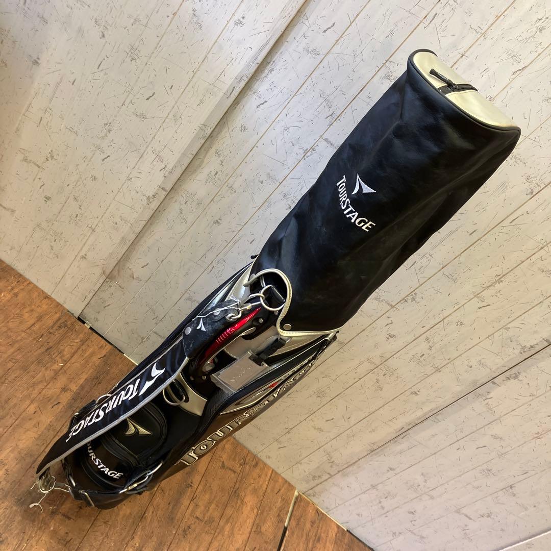 ツアーステージ TOUR STAGE X01 ゴルフバッグ キャディバッグ 収納