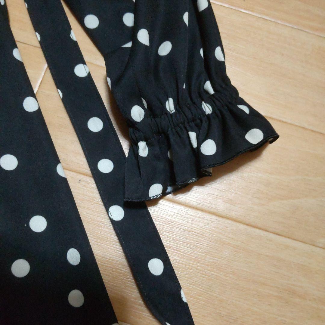 試着のみピンクハウスドットポリエステルワンピース　2025