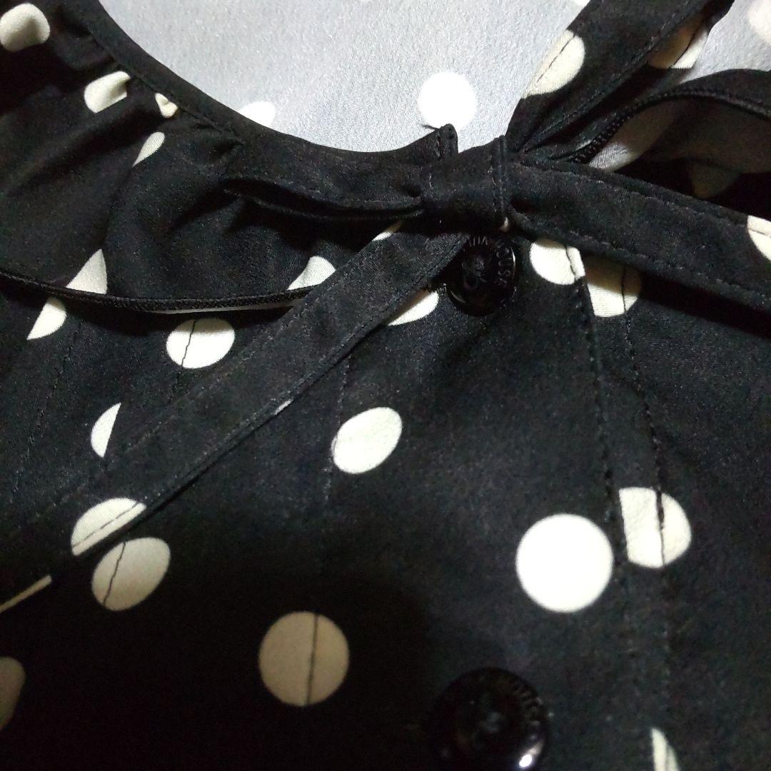 試着のみピンクハウスドットポリエステルワンピース　2025