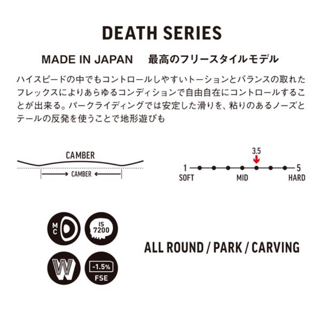 【DEATH LABEL 】DEATHSERIES レングス153