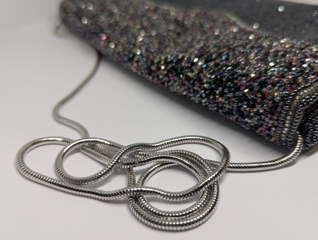 はしもと　ビーズバッグ　ルミー　Lumy パーティバッグ　昭和レトロ