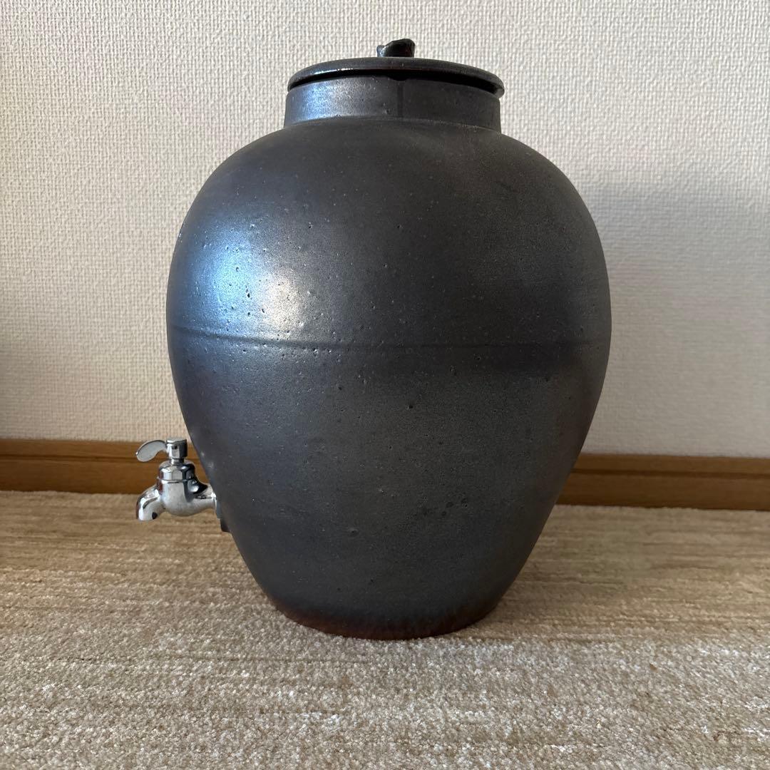 活水器　陶器１３L 素焼きの瓶　きららの石　フォーユー　常滑焼