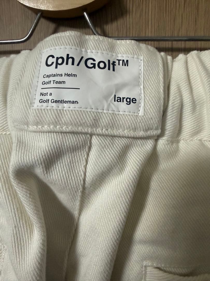 Cph/Golf ホワイトパンツ Lサイズ