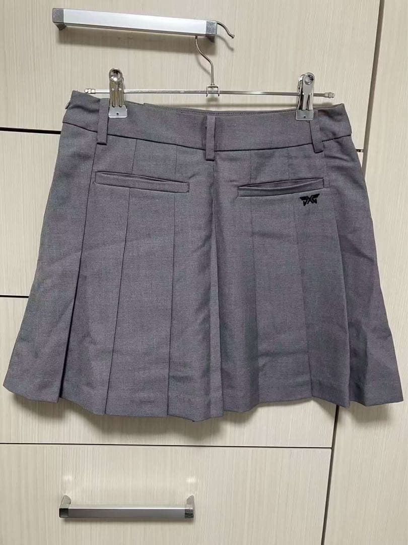 PXG ゴルフウェア レディース ゴルフ スカート グレー Sサイズ　即発送