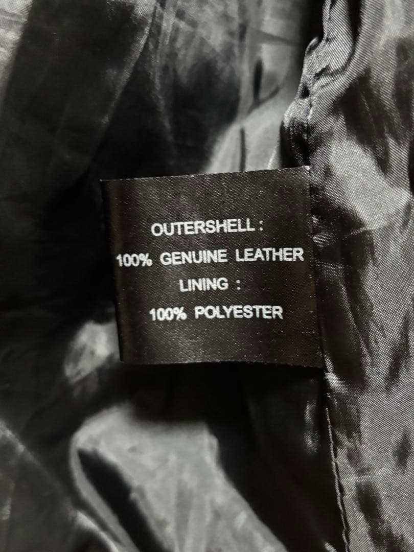 【本革・XLサイズ】SHIMOKITAZAWA RINGO ダブルライダース