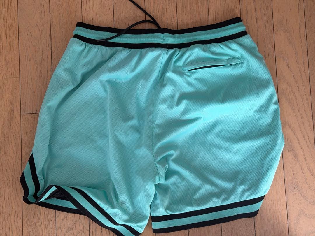 deuce ストライプショートパンツ ライトブルー