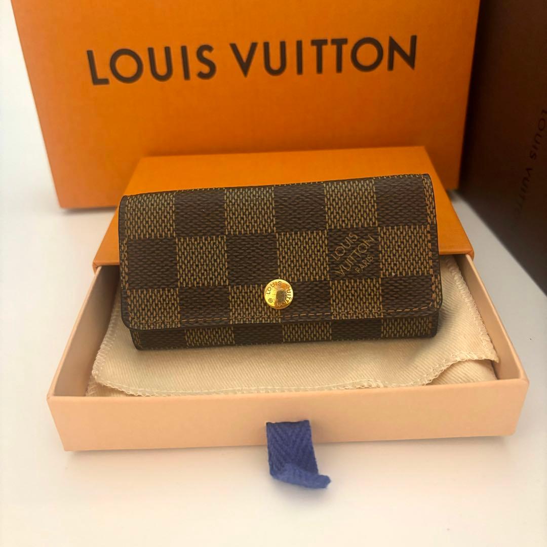 ルイヴィトン　ミュルティクレ　ダミエ　4連キーケース