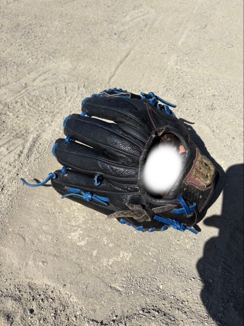 n*o様 Wilson 硬式野球グローブ 黒/青　オーダー