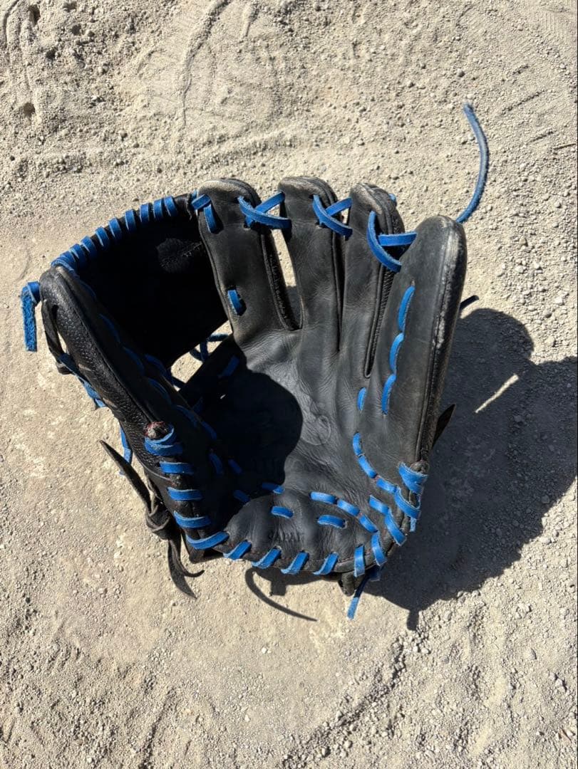 n*o様 Wilson 硬式野球グローブ 黒/青　オーダー