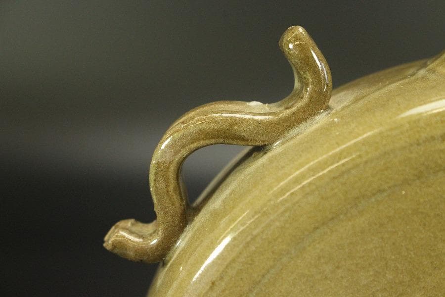 むしあけ 虫明焼 花入 未使用(ZE615)