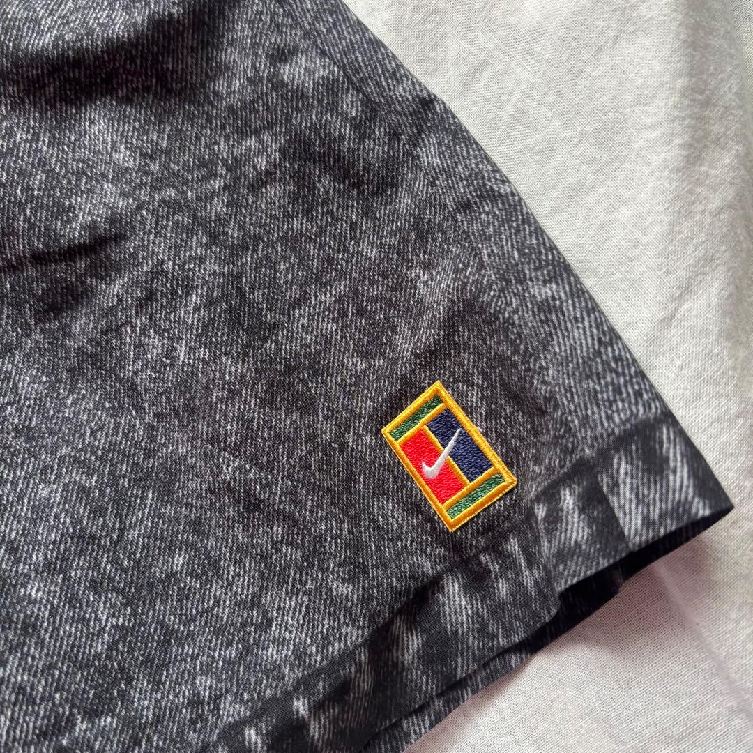 ブラックデニムデザイン スコート　NIKE テニス　スポーツ