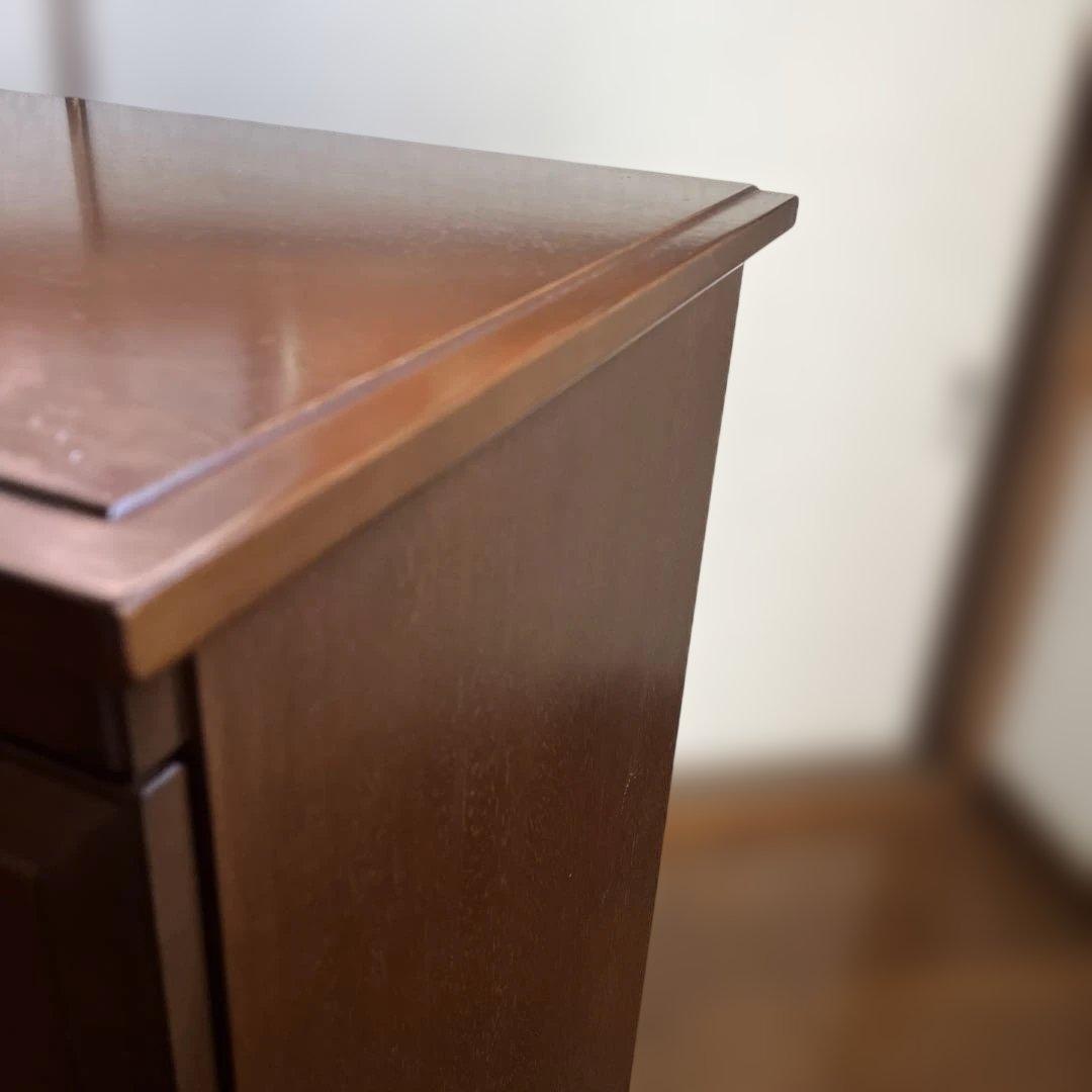 天然木　4段チェスト　アンティーク